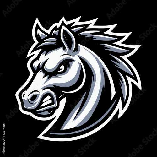 Dynamic Colt Vector Sports Mascot Logo: Enhance Your Team's Spirit with Professional Design