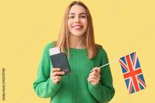 Beautiful young happy woman...