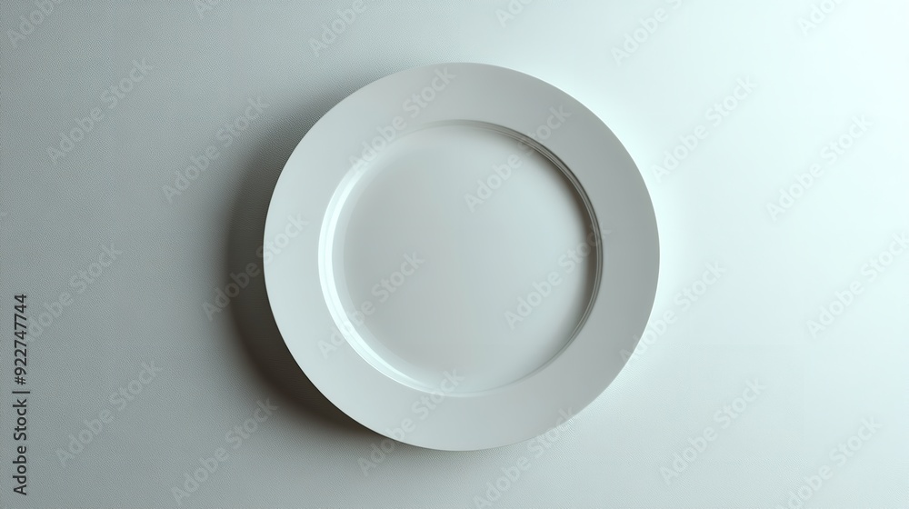 white plate isolated on white background white plate isolated on white background