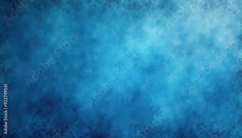 Abstract blue watercolor background with a gradient of light to dark shades.