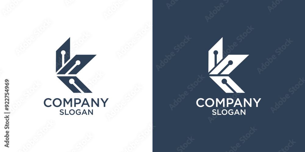 letter k abstract monogram logo vector design letter k abstract monogram logo vector design