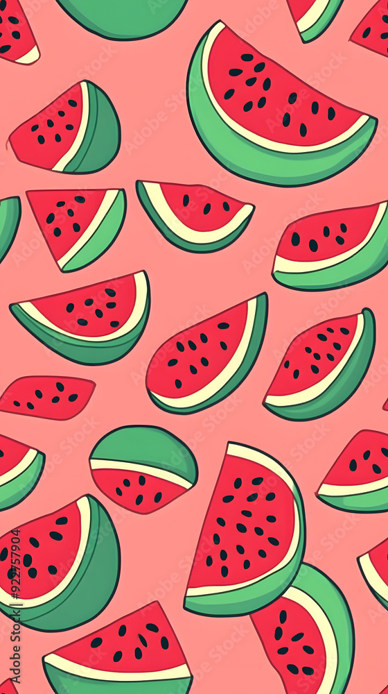 Watermelon watermelon backgrounds pattern. Watermelon watermelon backgrounds pattern.