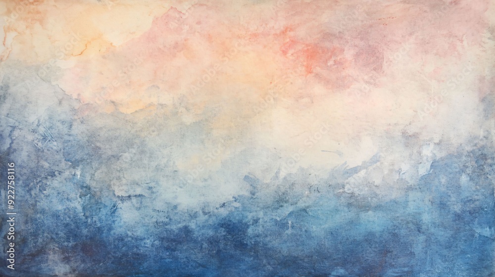 Watercolor texture featuring a gentle blend of pastel blue, pink, and peach tones, creating a soft and dreamy abstract background. Watercolor texture featuring a gentle blend of pastel blue, pink, and peach tones, creating a soft and dreamy abstract background.