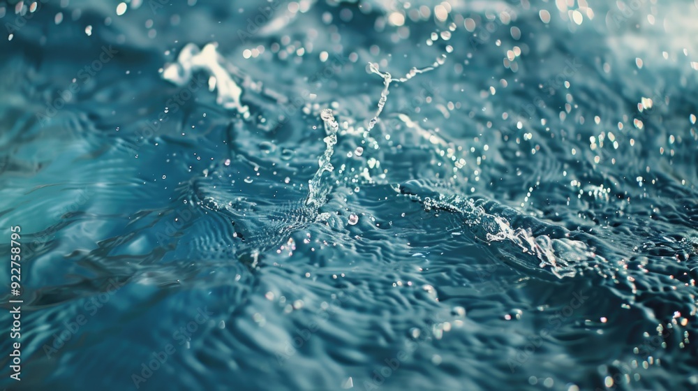 A close up shot of a wave in a body of water, ideal for use in images related to nature, beach, or ocean themes A close up shot of a wave in a body of water, ideal for use in images related to nature, beach, or ocean themes