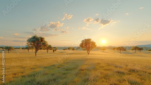 Golden Hour in the Savannah