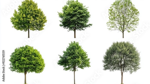 Variety of Trees in Different Seasons