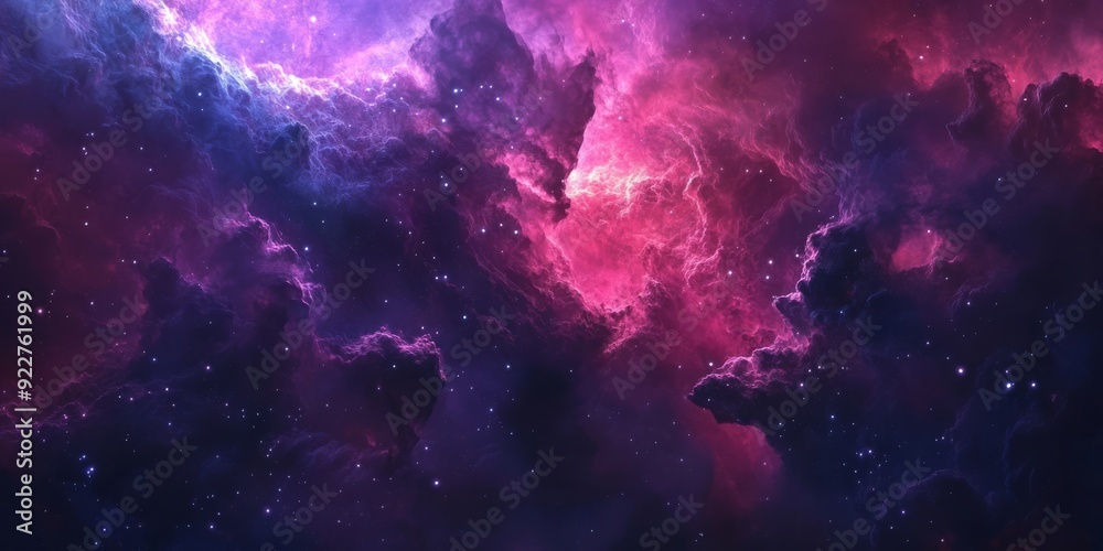 A mesmerizing cosmic nebula showcasing deep pink and purple hues, perfect for space-themed projects. A mesmerizing cosmic nebula showcasing deep pink and purple hues, perfect for space-themed projects.