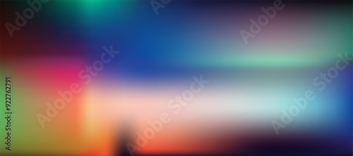Aurora Borealis background. Abstract blurred image in The Northern Lights colors.