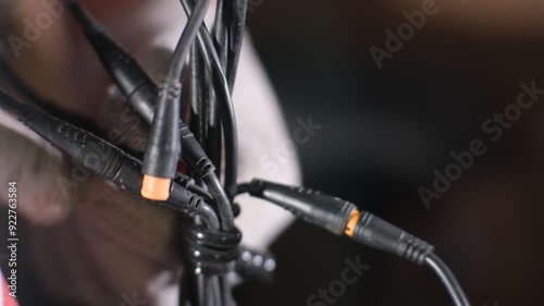 Repair of an electric bicycle. Bicycle electrician.