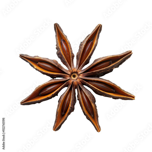 Star Anise with Eight Pointed Pods and Seeds photo