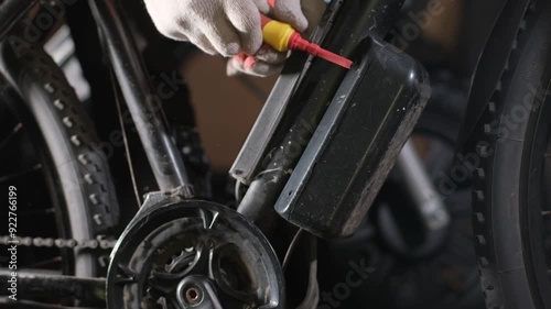 Repair of an electric bicycle. Bicycle electrician.
