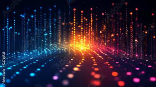 A chord chart visualizing the flow of communication between different teams, with colorful arcs and a dark background for contrast.