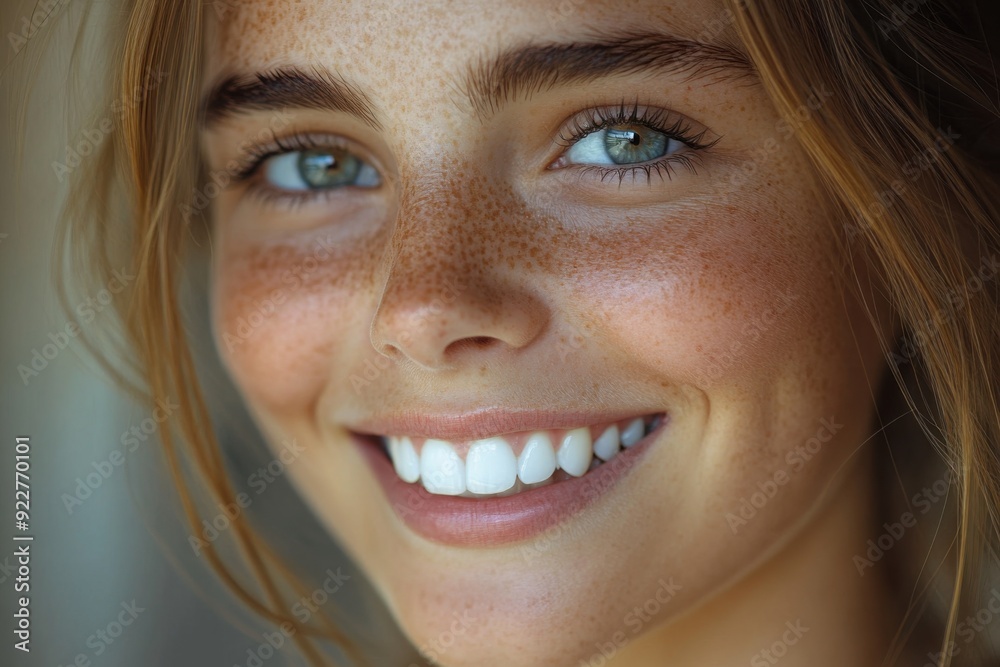 Beautiful healthy teeth smile, girl with blue eyes. natural portrait Beautiful healthy teeth smile, girl with blue eyes. natural portrait