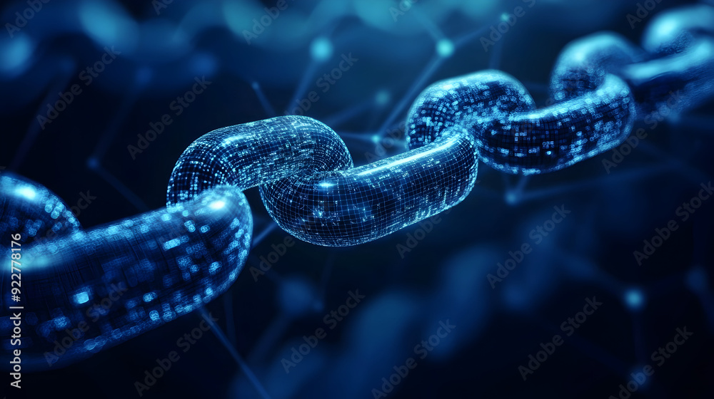 Smart contracts in financial technology - An illustration of automated smart contracts operating on a blockchain, ensuring secure agreements and transactions without the need for intermediaries. Smart contracts in financial technology - An illustration of automated smart contracts operating on a blockchain, ensuring secure agreements and transactions without the need for intermediaries.