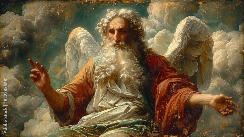 Divine portrayal: image of god capturing essence of divinity and ...