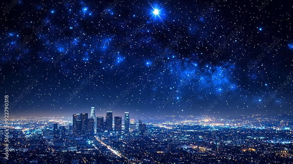 custom made wallpaper toronto digitalBlue technology background city night