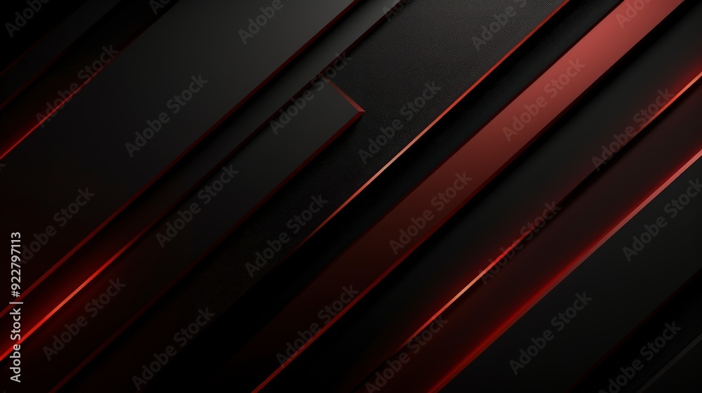 Abstract design featuring layered black and red elements for a modern aesthetic. Abstract design featuring layered black and red elements for a modern aesthetic.