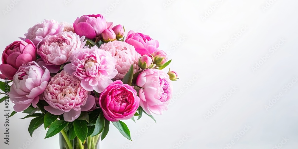 Peony flower bouquet on a white background, peony, flowers, bouquet, pink, blossoms, petals, flora, flora arrangement, floral Peony flower bouquet on a white background, peony, flowers, bouquet, pink, blossoms, petals, flora, flora arrangement, floral