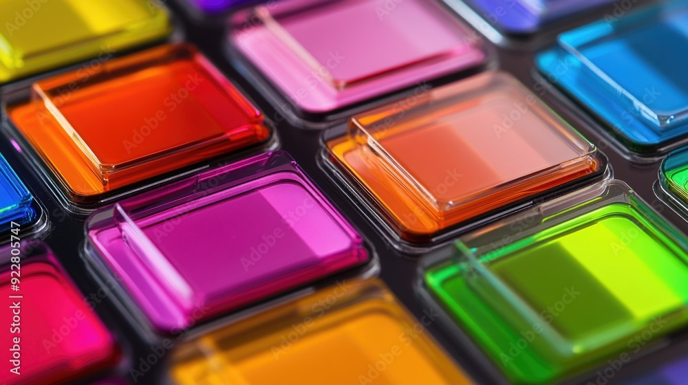 Vivid Multi-Color Plastic Game Pieces