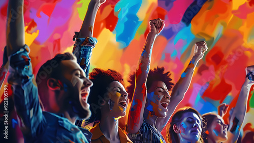realistic high-resolution photo of celebration, with detailed background