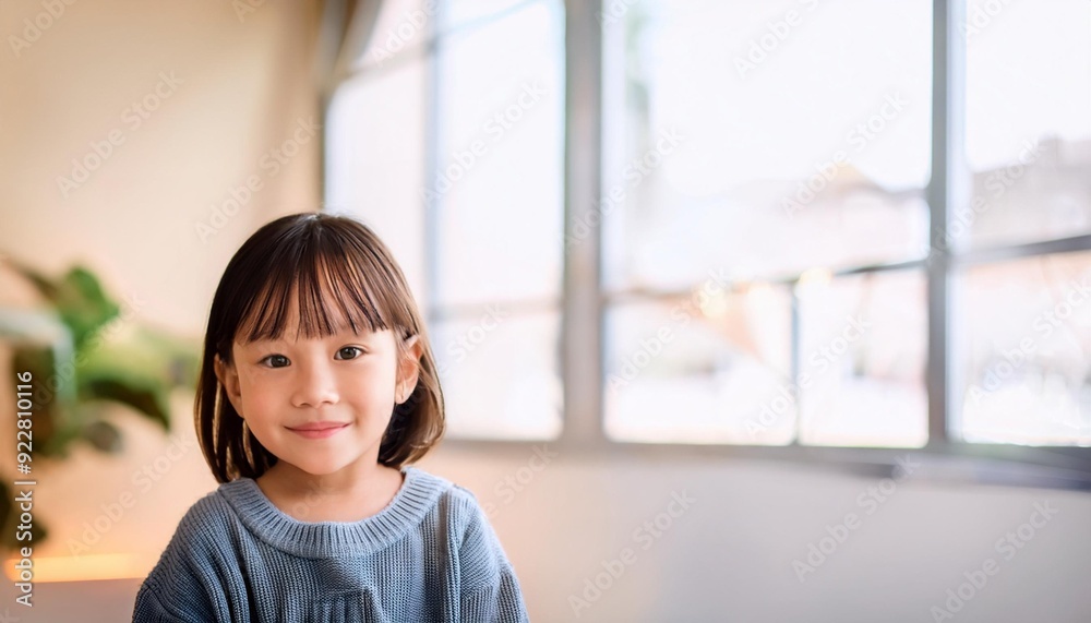 笑顔の幼い少女（smiling young girl）
