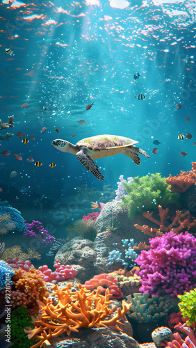  realistic high-resolution photo of Sea, with detailed background