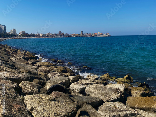 View of the Sea from Tyr, Lebanon photo