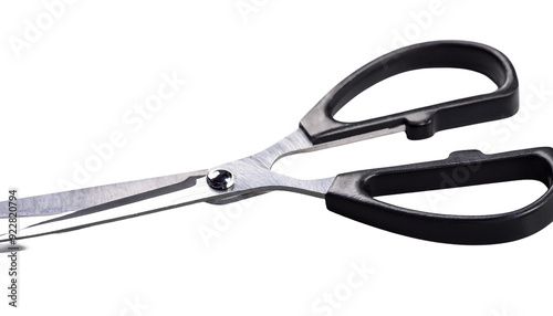 Functional Design: Close-Up of a Pair of Scissors on White