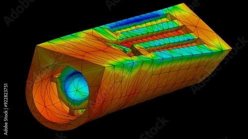 Mechanic simulation engineering - Stress and breakpoint analysis of piping fitting under force and moment conditions photo