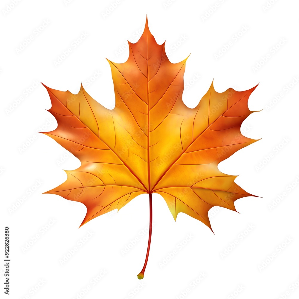 Obraz premium maple leaves isolated on white