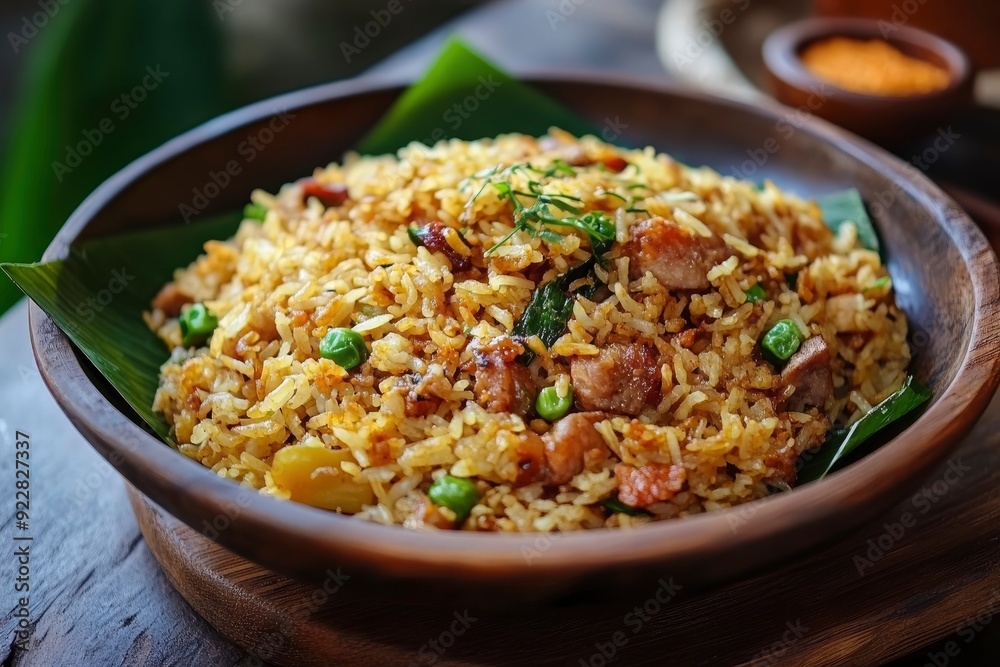 Nasi goreng is a Southeast Asian fried rice dish, usually cooked with pieces of meat and vegetables. Nasi goreng has long been considered an important - generative ai Nasi goreng is a Southeast Asian fried rice dish, usually cooked with pieces of meat and vegetables. Nasi goreng has long been considered an important - generative ai