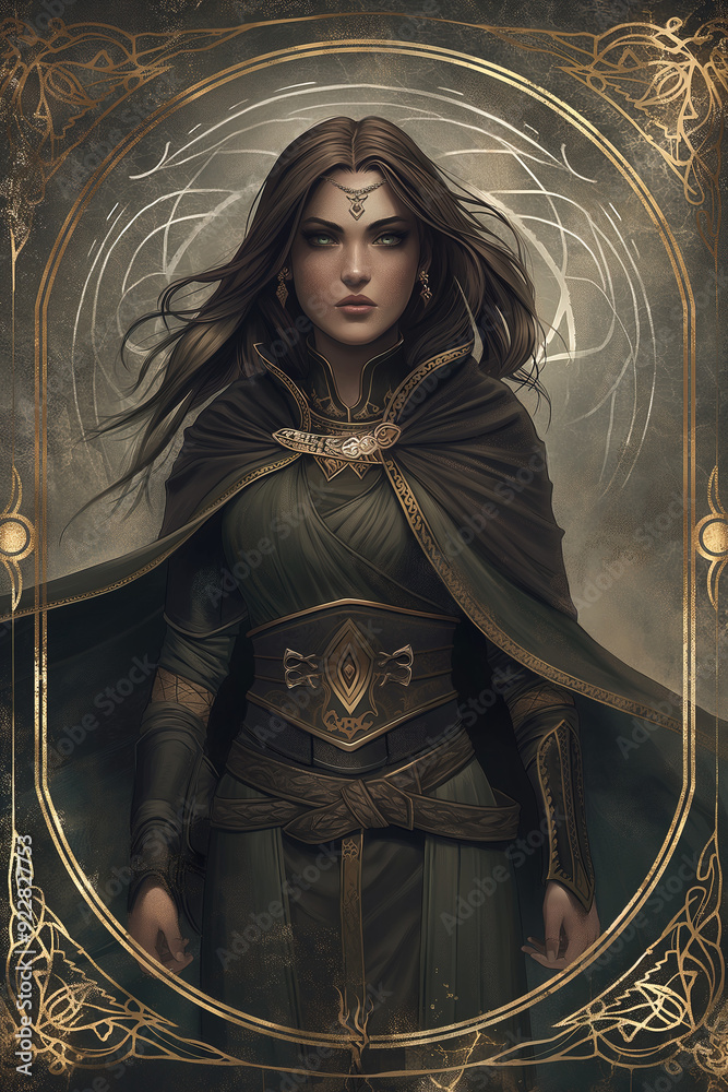 Obraz premium RPG_Character_Card