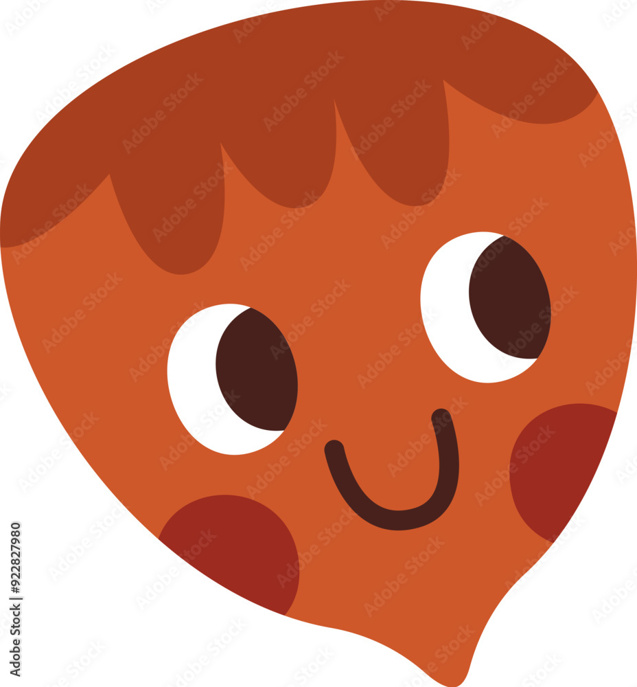 Obraz premium Autumn Acorn Character