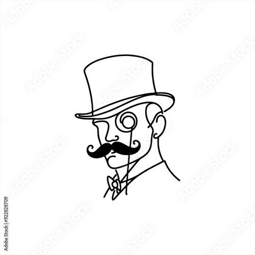 man suit mustache svg png top hat tuxedo	
