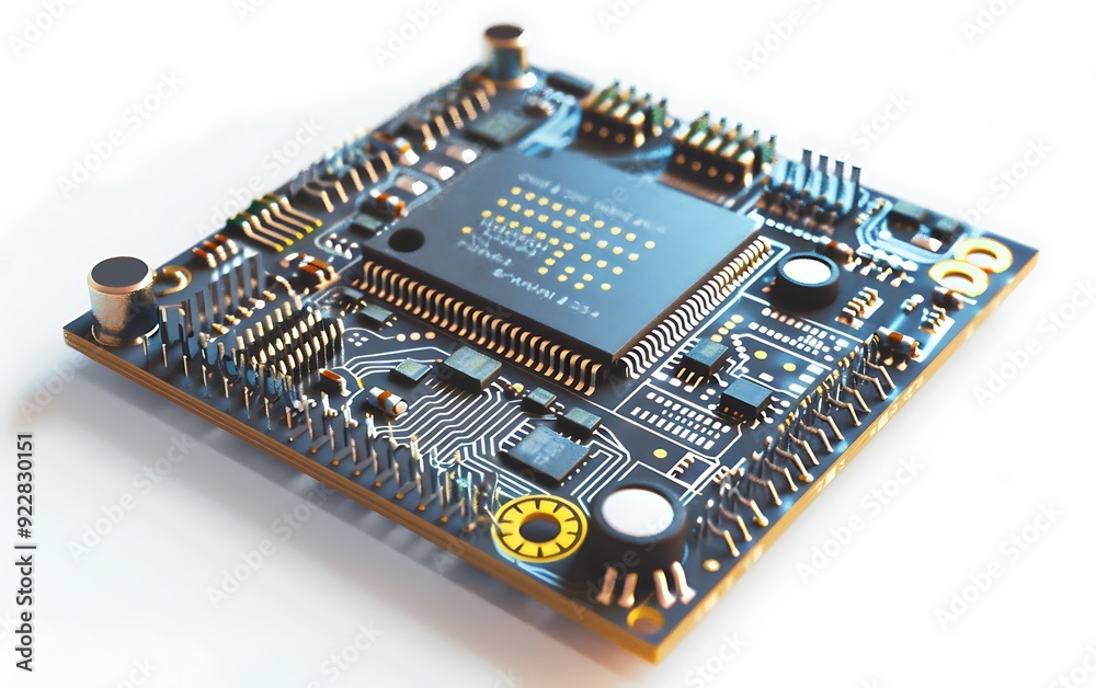 Central Processing Unit isolated on white background. Central Processing Unit isolated on white background.