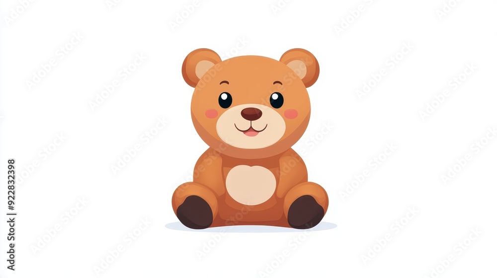 Obraz premium Cute and cuddly teddy bear design