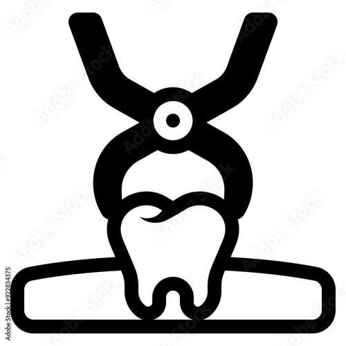 dental tooth extraction icon