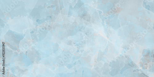 Abstract white watercolor high glossy and grungy texture background, light blue stripes luxury texture pattern background watercolor texture abstract blue spot softens into white a backdrop.