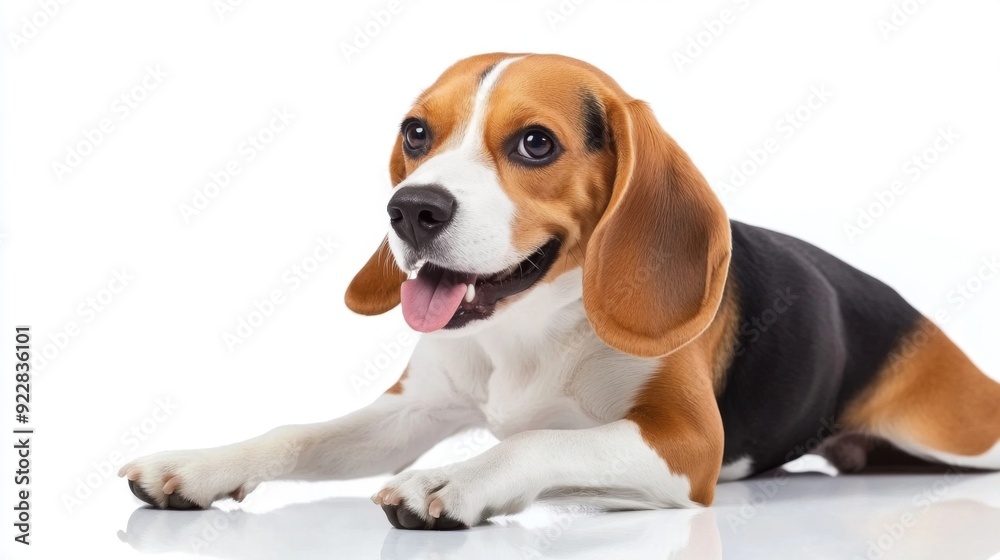 Happy Beagle Relaxing Happy Beagle Relaxing