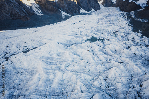  the glacier and serac of Mt Bogda in eastern Tianshan 