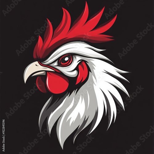 Wallpaper Mural vector chicken logo " ai generator " Torontodigital.ca