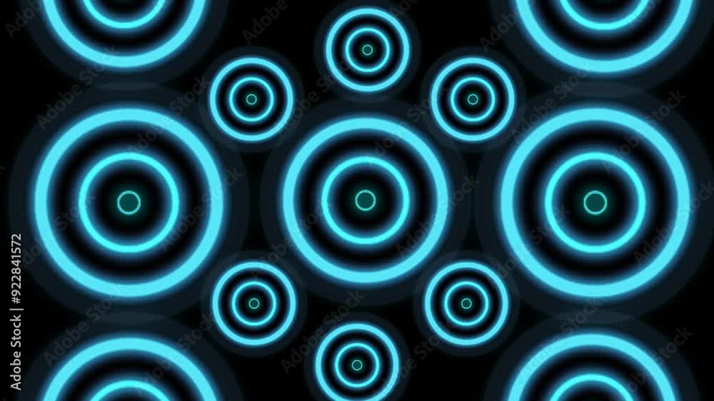abstract background with blue circles abstract background with blue circles