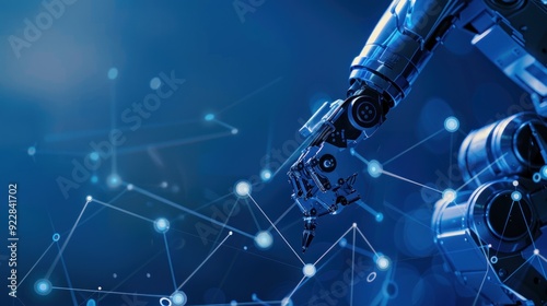 Industrial Robotic Arm with Network Connection