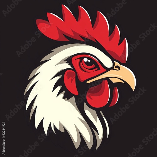 Wallpaper Mural vector chicken logo " ai generator " Torontodigital.ca