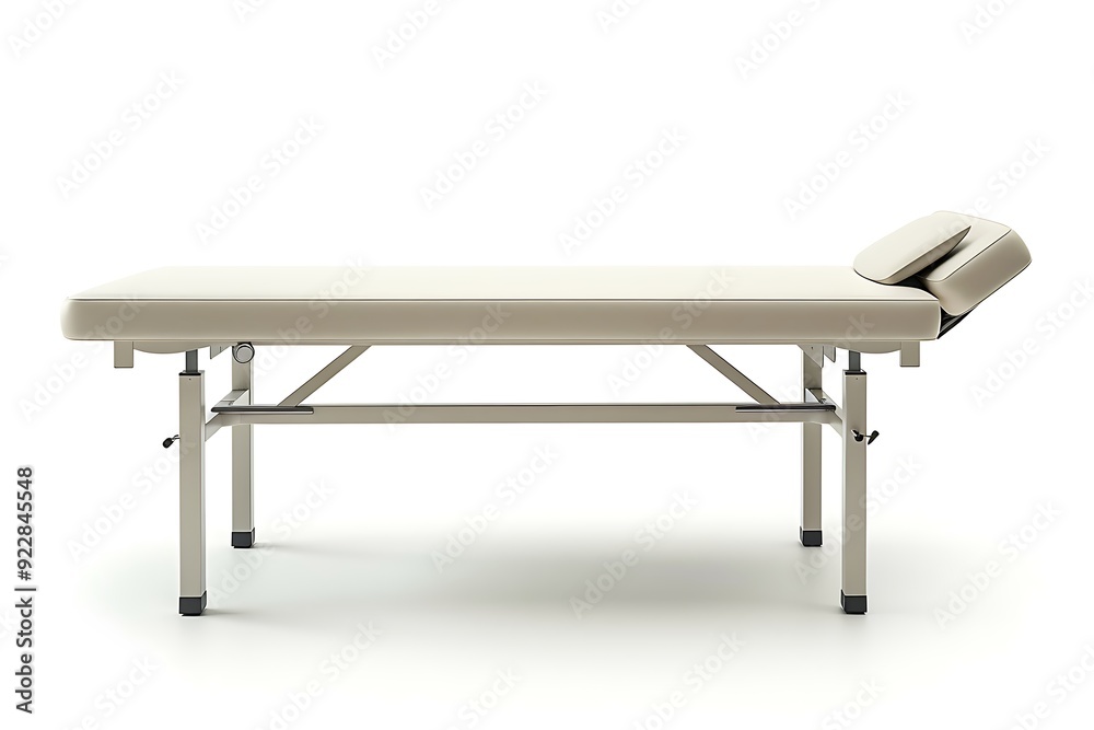 Examination Table isolated on white background. Examination Table isolated on white background.
