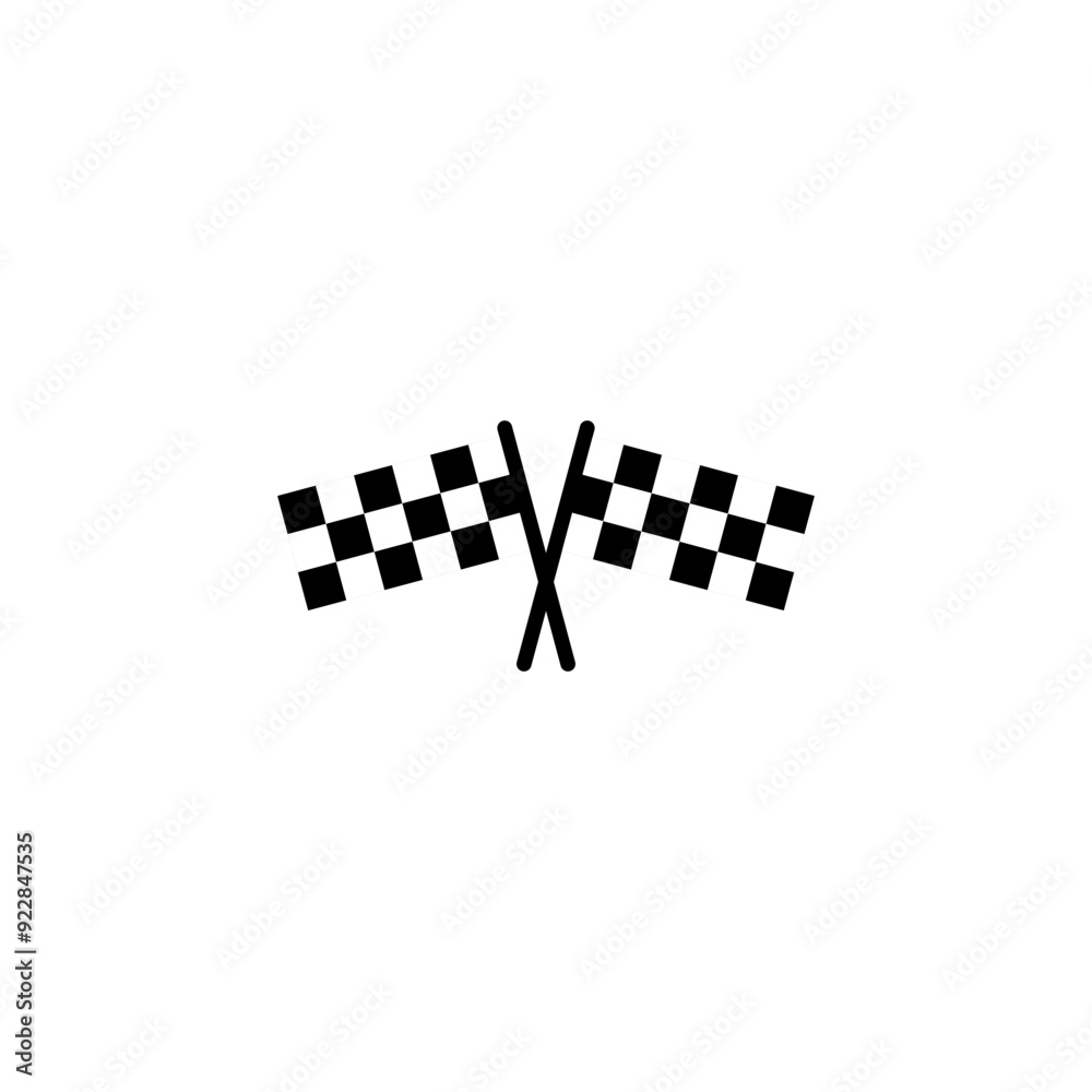 Racing flag icon vector. race flag icon.Checkered racing flag icon Racing flag icon vector. race flag icon.Checkered racing flag icon