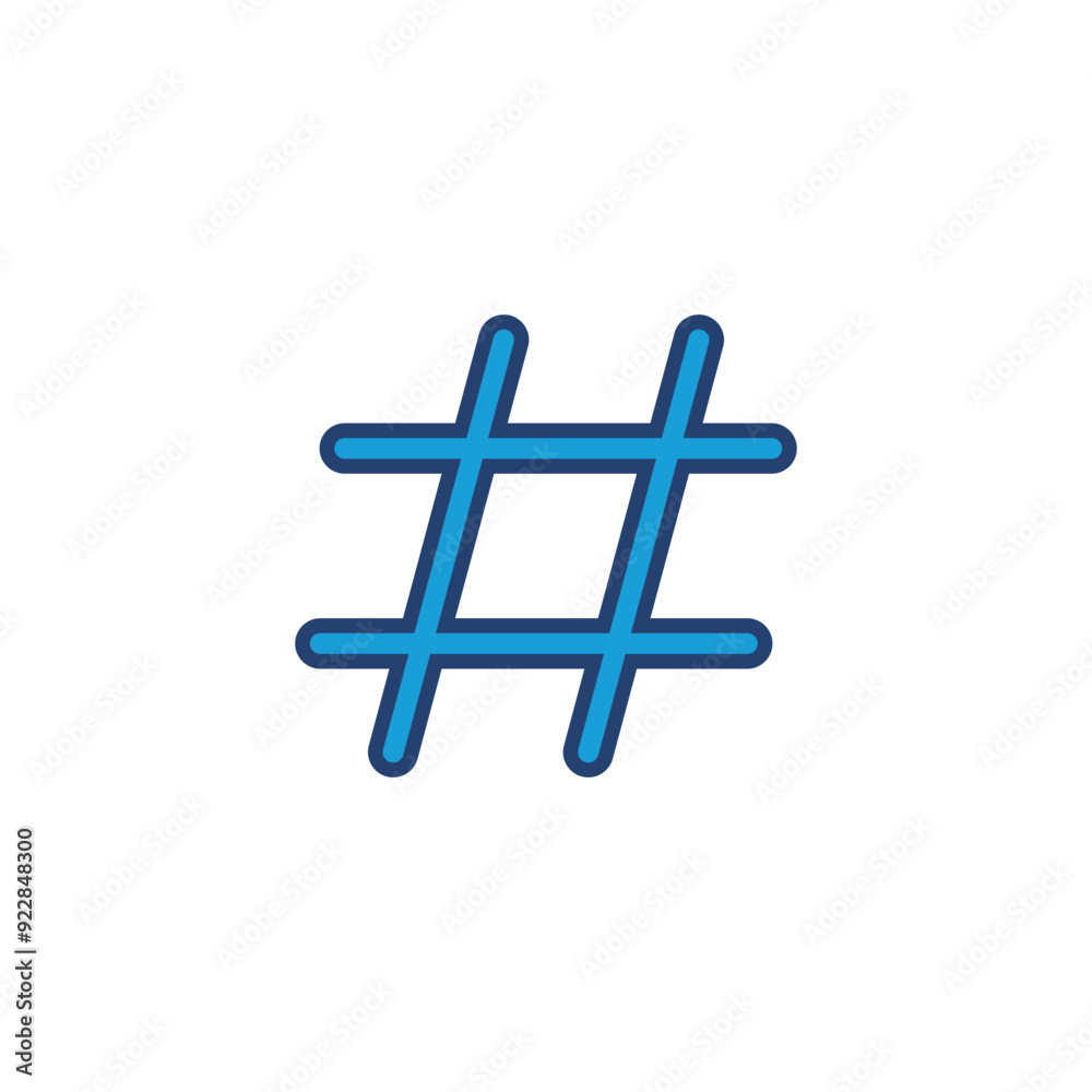 Obraz premium Hashtag icon vector. hashtag symbol