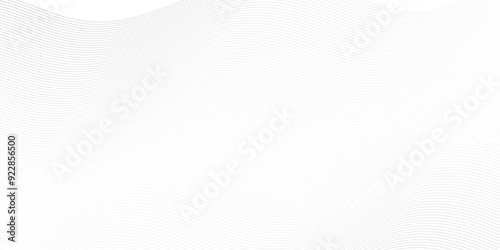 White blend digital wave lines and technology transparent background. Minimal carve wavy white and gray flowing wave lines and glowing moving lines. Futuristic sound wave lines background.