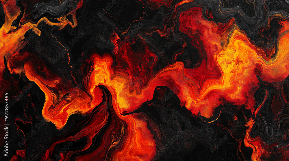 Lava flow marbled paper background Lava flow marbled paper background