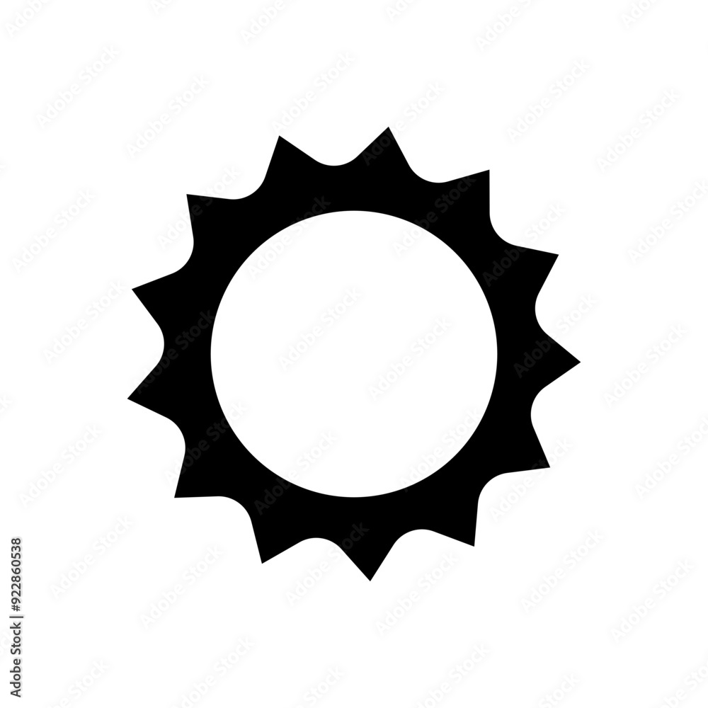 sun illustration, icon design with transparent background sun illustration, icon design with transparent background